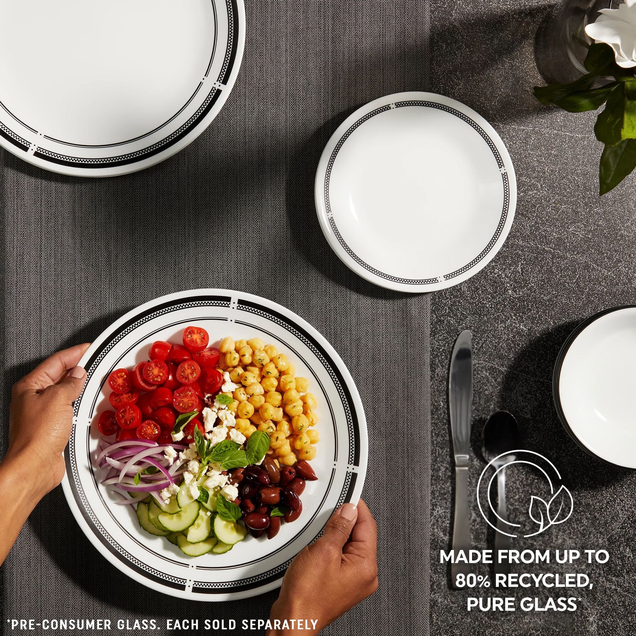 Corelle® Brasserie 8.5" Salad Plate, 6-pack - Image 4