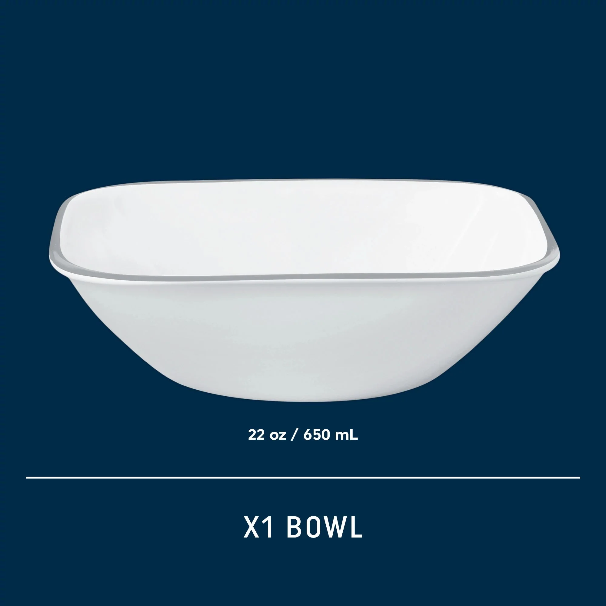 Corelle® Square Amalie 22-ounce Cereal Bowl - Image 6